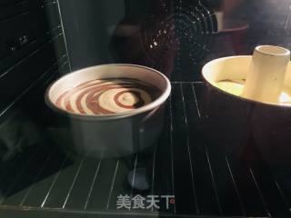 可可波纹戚风蛋糕的做法步骤：11