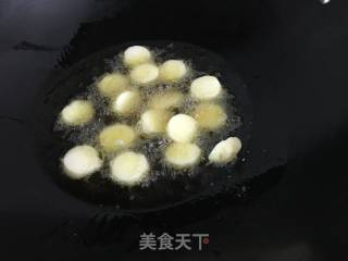 海鲜菇炒玉子豆腐的做法步骤：7