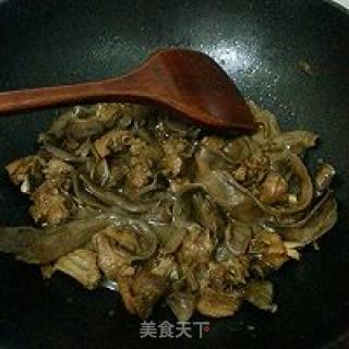 #春季野菜#-狗仔豆焖鸭肉的做法步骤：8