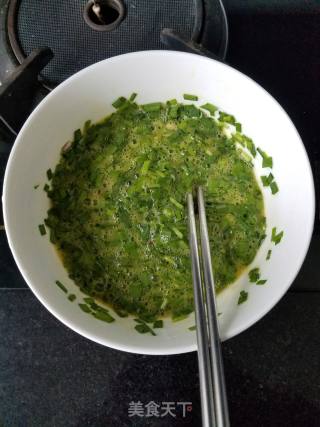 韭菜煎蛋的做法步骤：3