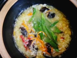 春季野菜:大米菜粥的做法步骤：8