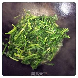 素炒菠菜的做法步骤：3