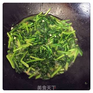 素炒菠菜的做法步骤：4