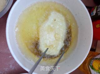 脆嫩鸡排的做法步骤：3