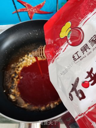快手菜咕咾大虾，色香味俱全！的做法步骤：5