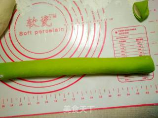 翡翠白玉蒸饺的做法步骤：7