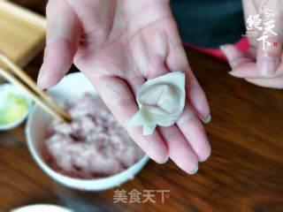 鲜鳗鱼云吞的做法步骤：12