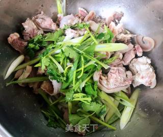 香葱拌羊脸的做法步骤：6
