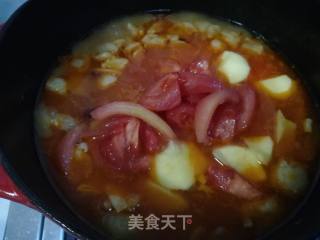 番茄土豆炖牛腩的做法步骤：19