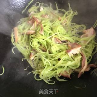 莴笋炒肚丝的做法步骤：9