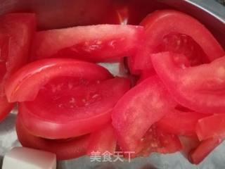 番茄豆腐的做法步骤：2