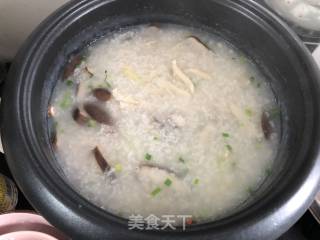 香菇鸡肉粥的做法步骤：8
