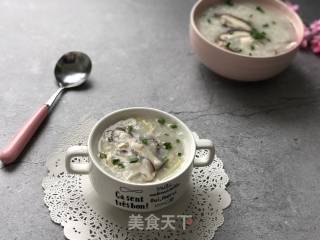 香菇鸡肉粥的做法步骤：9