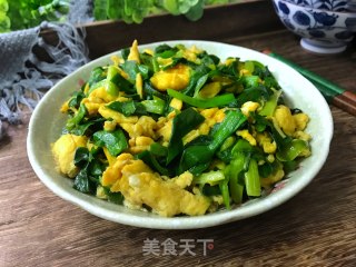 韭菜炒鸡蛋的做法步骤：12
