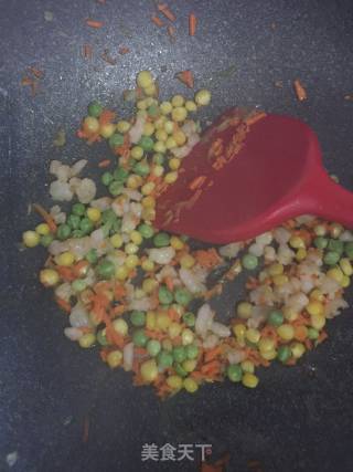 五彩饭团的做法步骤：3