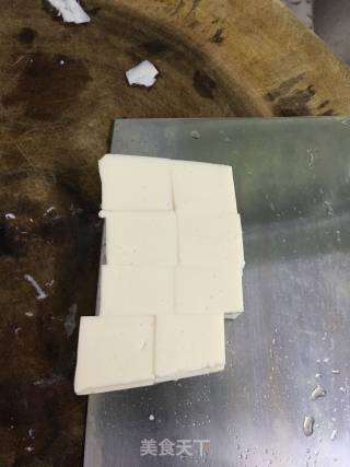 咸蛋黄煨豆腐的做法步骤：5