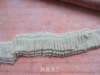 磷虾碧玉面的做法步骤：6