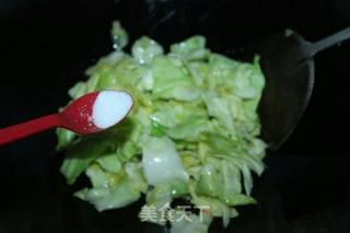 辣炒包菜的做法步骤：4