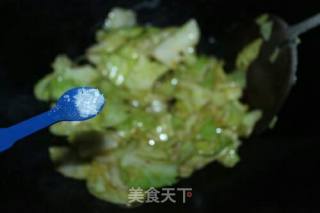 辣炒包菜的做法步骤：6