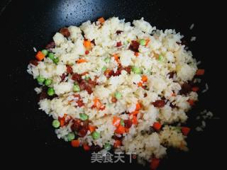 鹦鹉菠萝盅炒饭的做法步骤：14