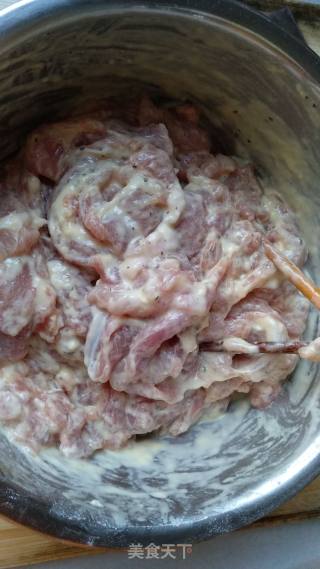 滑嫩煎肉的做法步骤：2