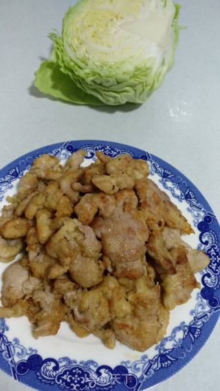 滑嫩煎肉的做法步骤：6