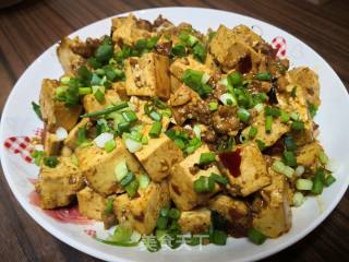 肉末烧豆腐的做法步骤：4