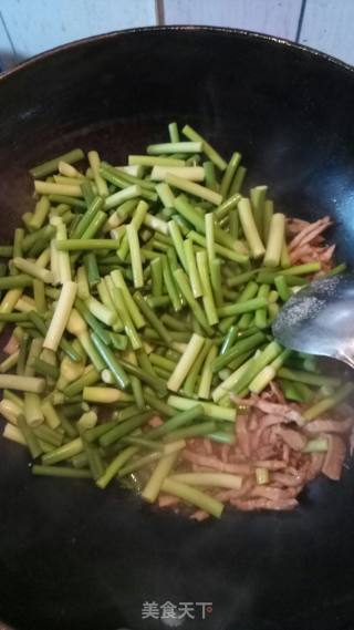 爆炒蒜苔的做法步骤：6