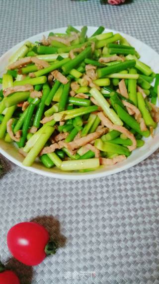 爆炒蒜苔的做法步骤：8