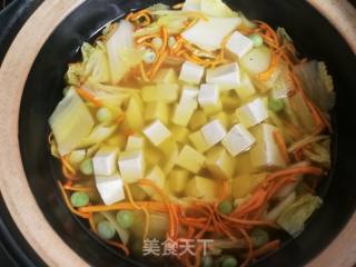 虫草花娃娃菜豆腐汤的做法步骤：8