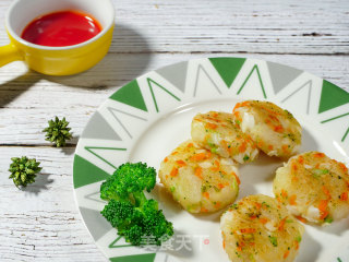 宝宝爱吃的鳕鱼土豆饼的做法步骤：10