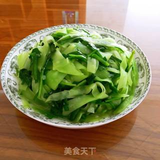 韭菜炒莴笋的做法步骤：8