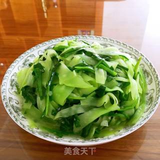 韭菜炒莴笋的做法步骤：9
