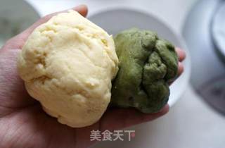 抹茶大理石饼干的做法步骤：7