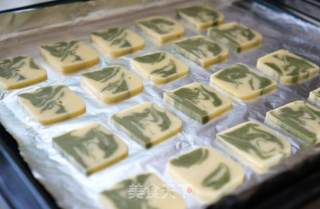抹茶大理石饼干的做法步骤：11