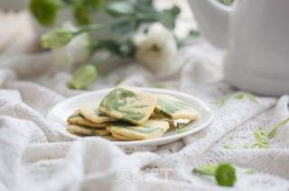 抹茶大理石饼干的做法步骤：12