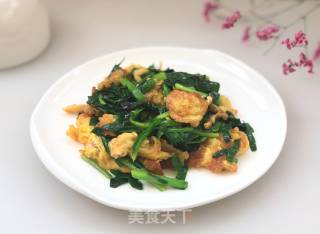 韭菜炒鸡蛋的做法步骤：8