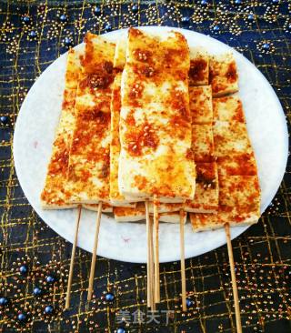 烤千叶豆腐的做法步骤：9