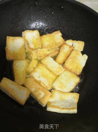 香煎豆腐的做法步骤：4