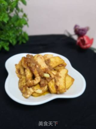 香煎豆腐的做法步骤：7