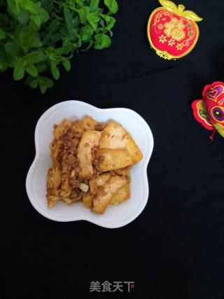 香煎豆腐的做法步骤：8