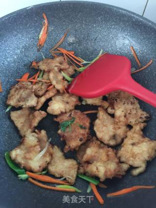 锅包肉的做法步骤：8