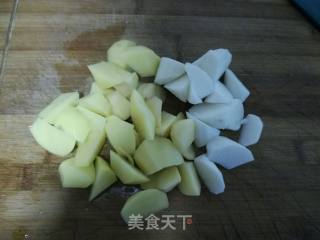 牛肉炖土豆山药的做法步骤：5