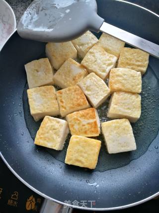 紫苏肉末豆腐的做法步骤：3