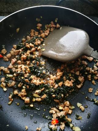 紫苏肉末豆腐的做法步骤：4