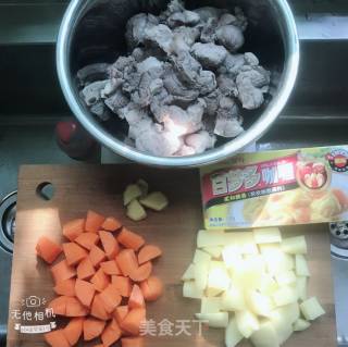红烧咖喱牛肉的做法步骤：1