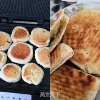 香酥葱香千层饼的做法步骤：5