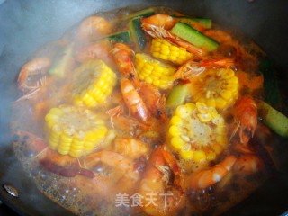 油焖麻辣虾的做法步骤：8