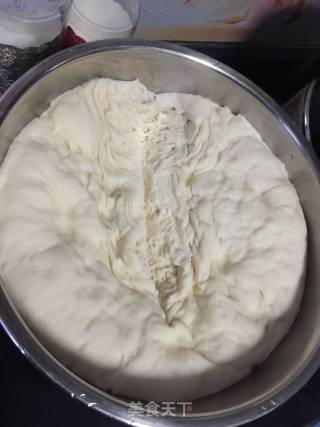 老面红豆馅豆包的做法步骤：2