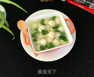 磷虾丸子苜蓿汤的做法步骤：15